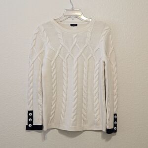 Talbots‎ cable knit sweater size medium (missing)